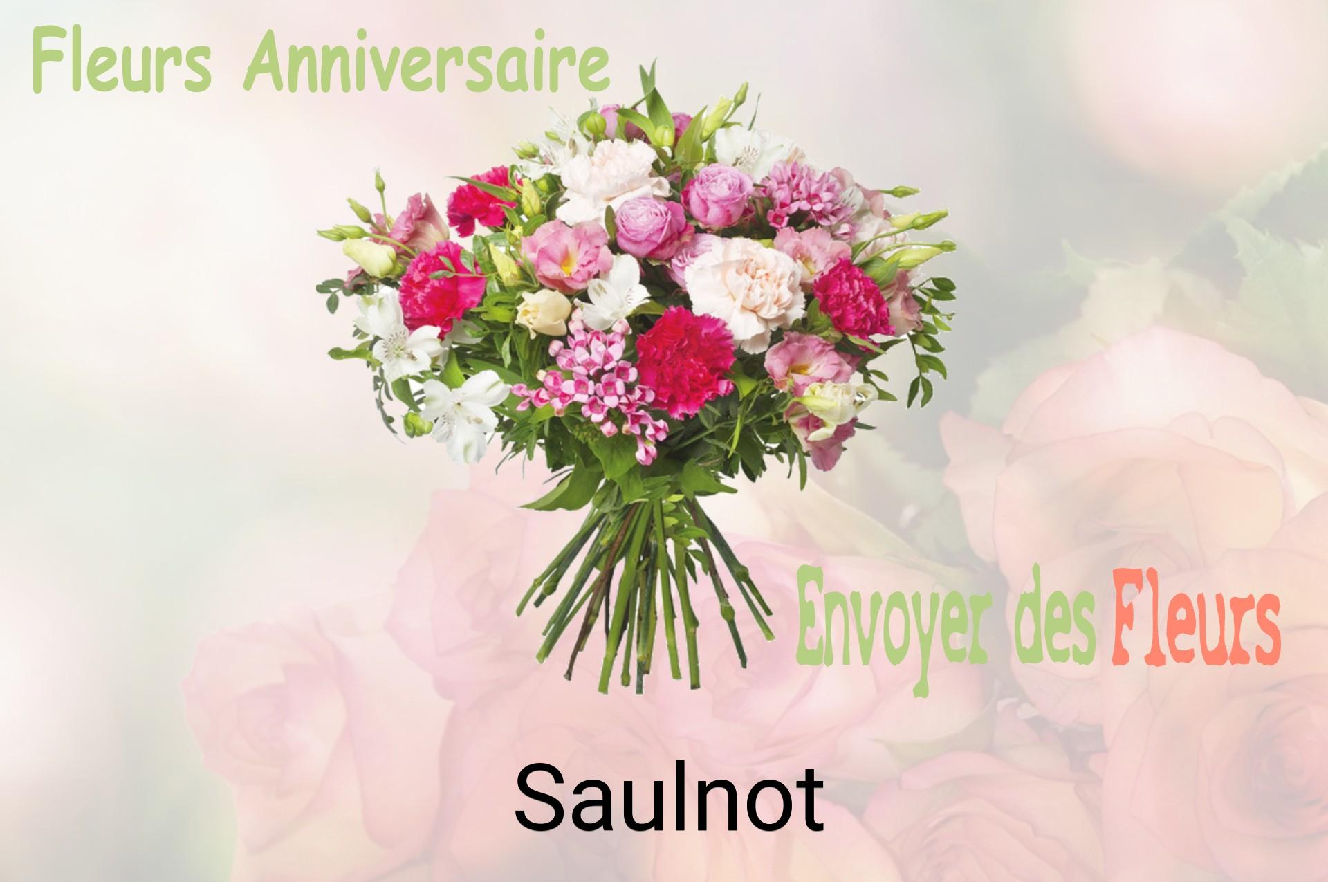 Bouquet de fleurs d’anniversaire livré à Saulnot